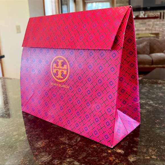 Tory Burch Pink Gift Bag - Picture 1 of 7